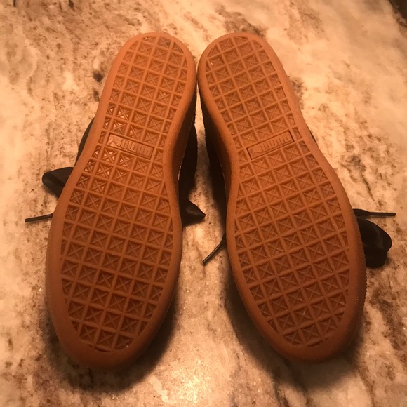 Puma Vikky Ribbon Platform Sneaker in black - Picture 6 of 8